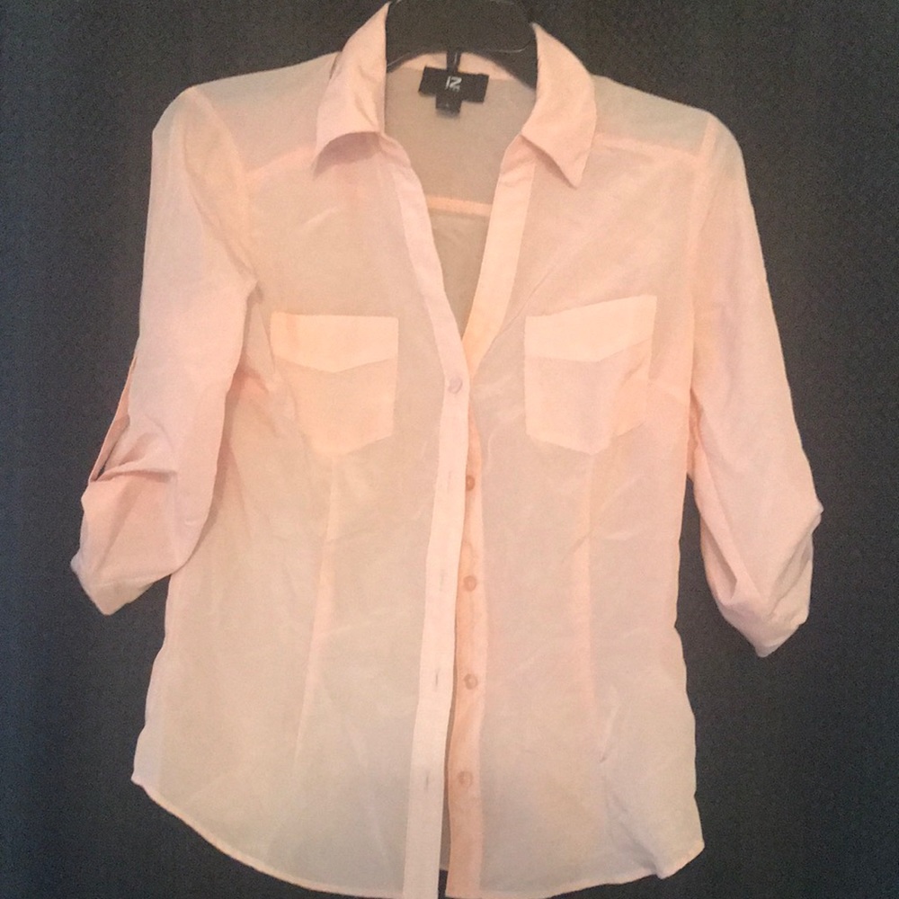 IZ Byer sheer blouse
